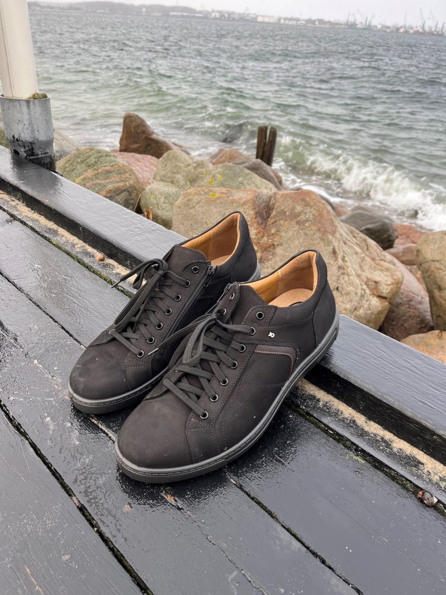 Herre Skowolter | Jomos - Sort Herresneakers