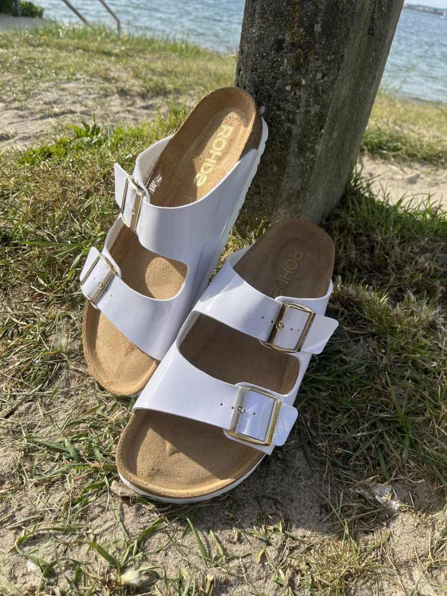 Dame Rohde | Rohde - Hvid Lak Sandal