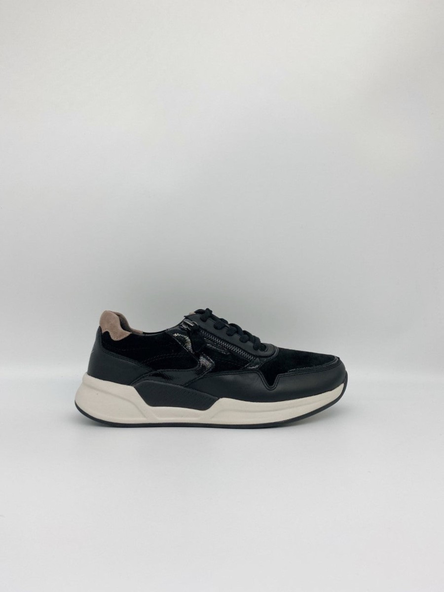 Dame Gabor | Gabor - Rollingsoft Sort Sneakers