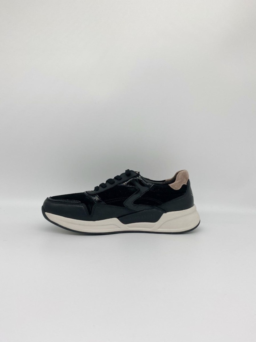 Dame Gabor | Gabor - Rollingsoft Sort Sneakers