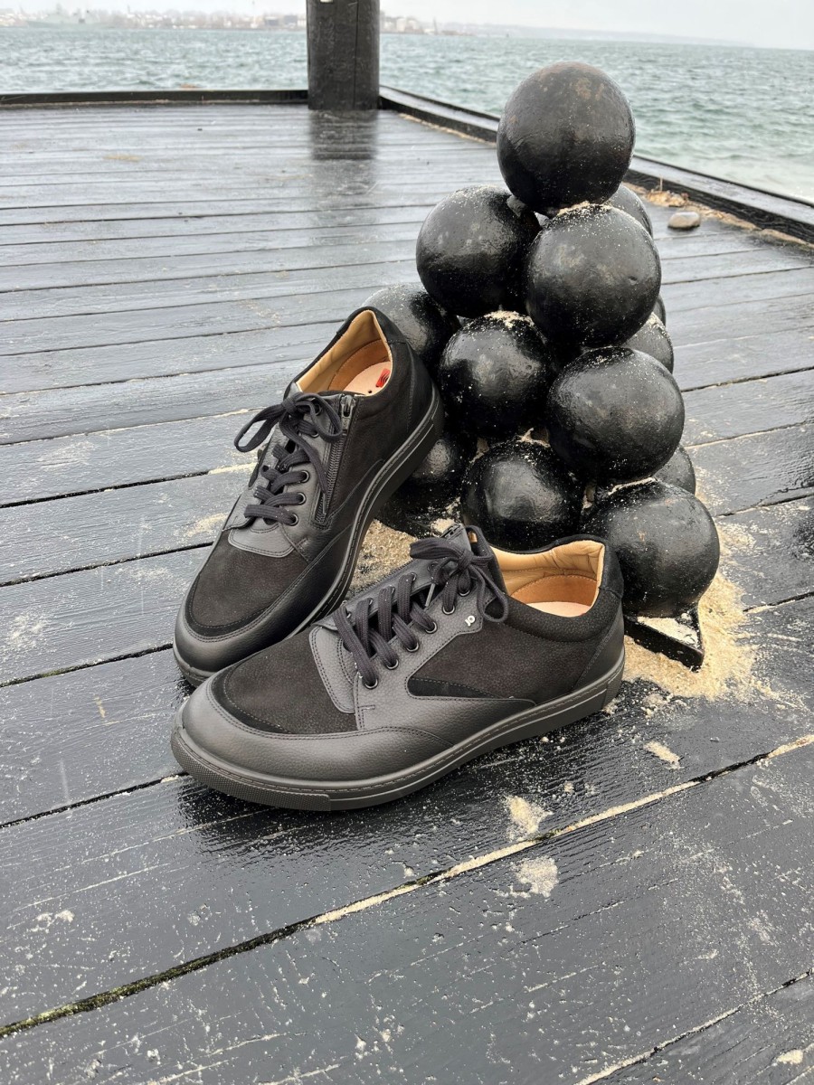 Herre Skowolter | Jomos - Sort Herresneakers