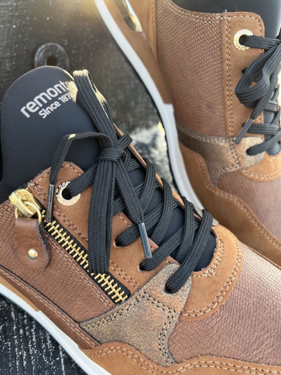 Dame Skowolter | Remonte - Brun Sneakers